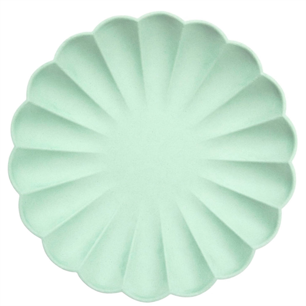 Køb Meri Meri Simply Eco Mint Tallerkener Large