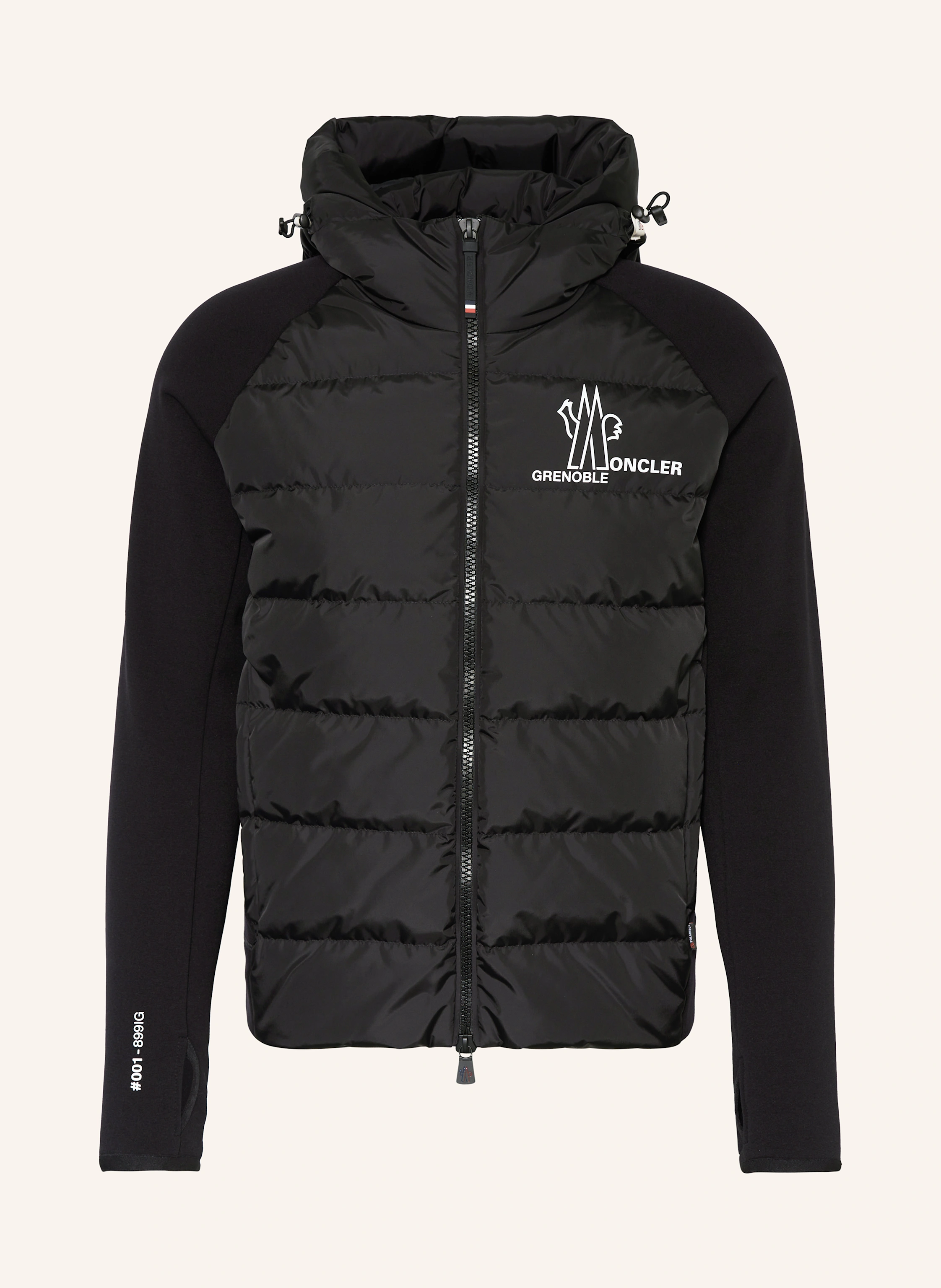 MONCLER GRENOBLE Lightweight-Daunenjacke im Materialmix