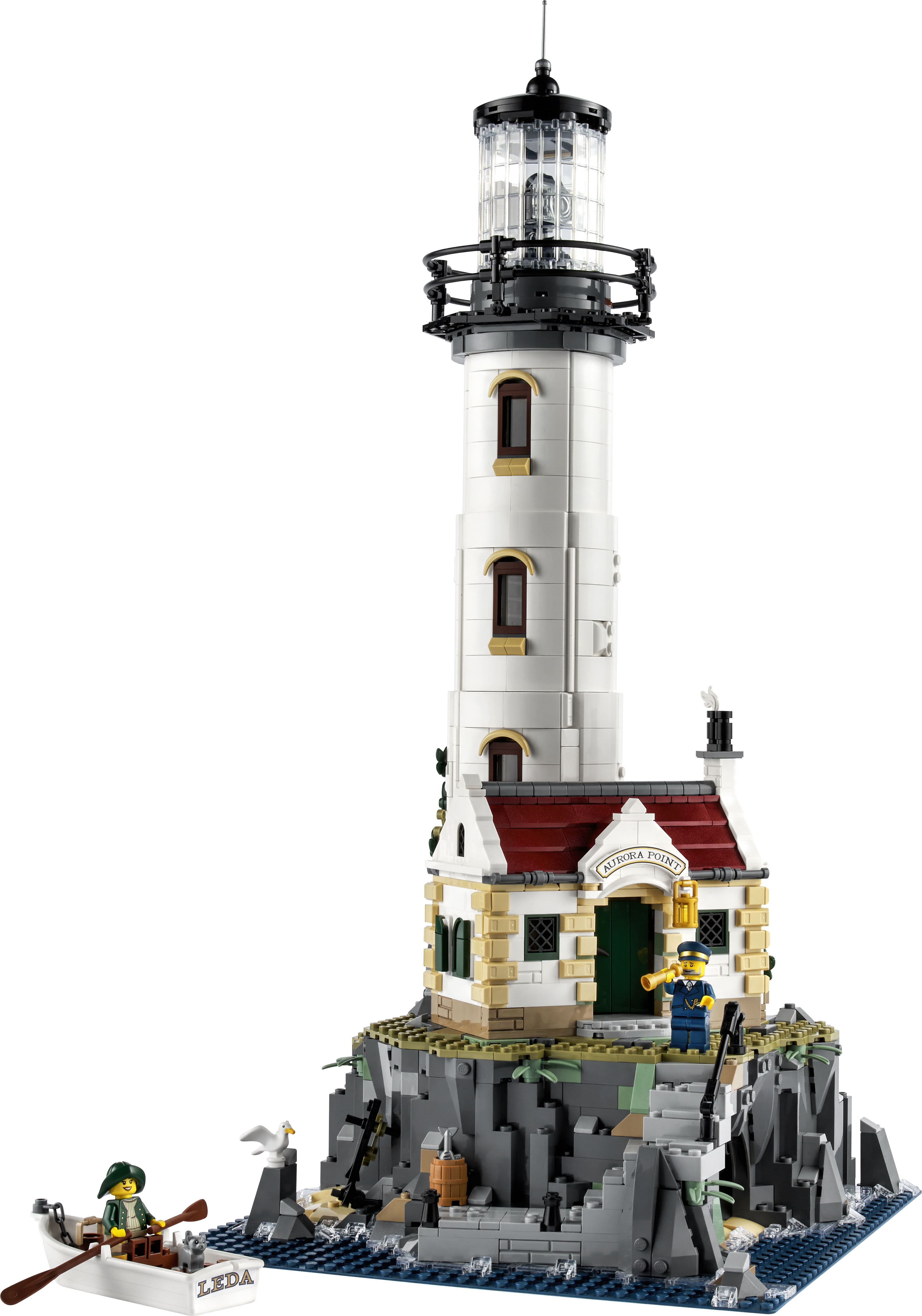 O farol motorizado 21335
