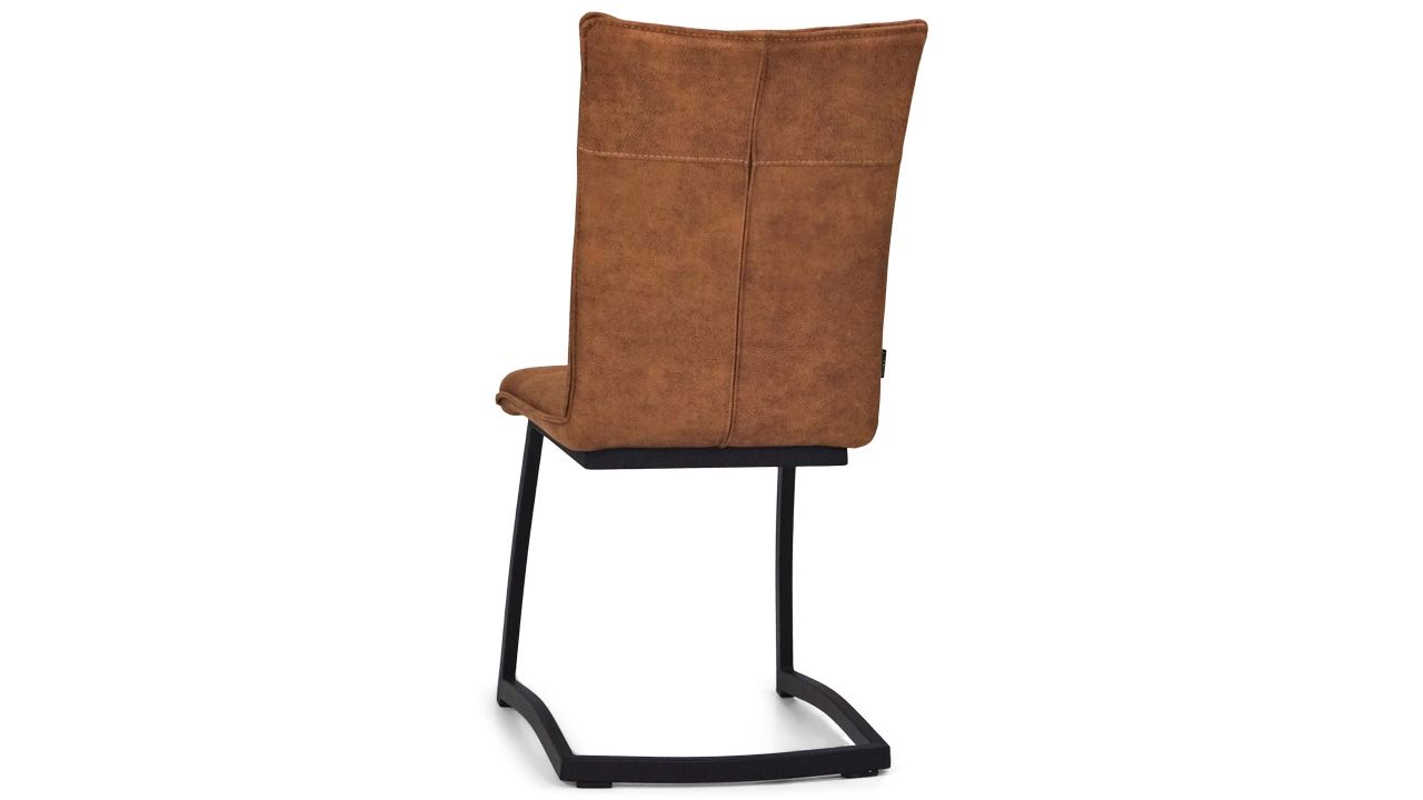 Eetstoel cognac Decca B46 x D66 x H96 cm