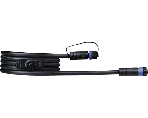 Paulmann Plug & Shine kabel IP68 1in-2out 2,0 m zwart 24V