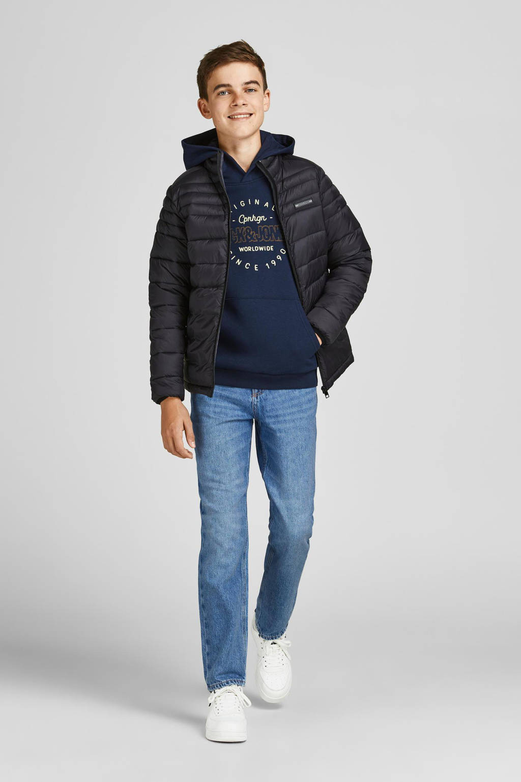 JACK & JONES regular fit jeans JJICLARK JJORIGINAL blue denim