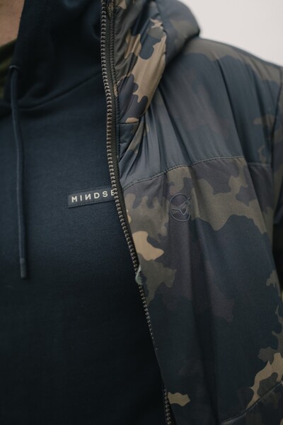 Veste Korda Insulated Hooded Jacket Dark Kamo