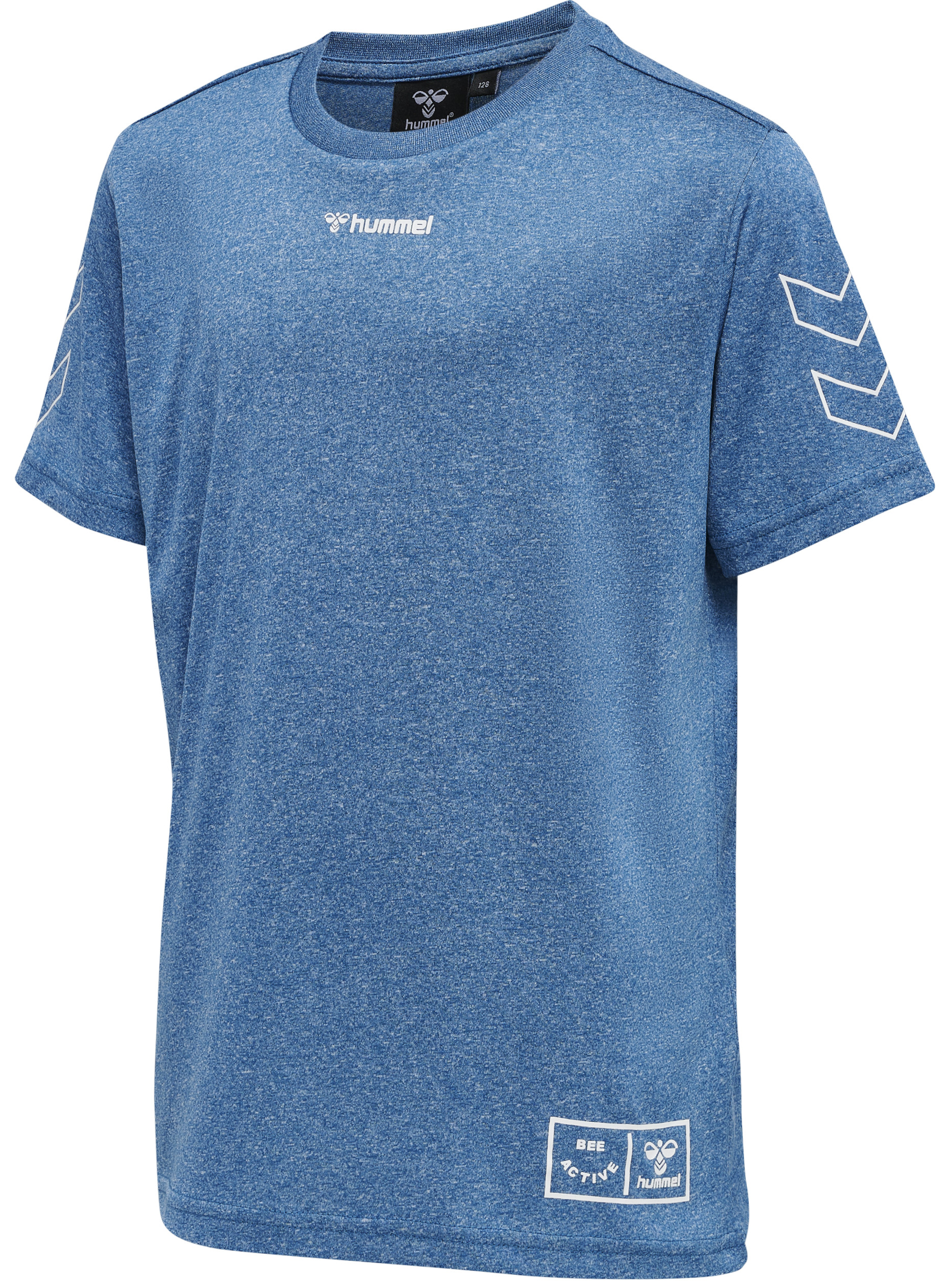 hmlMistral T-Shirt S/S Junior Vallarta Blue