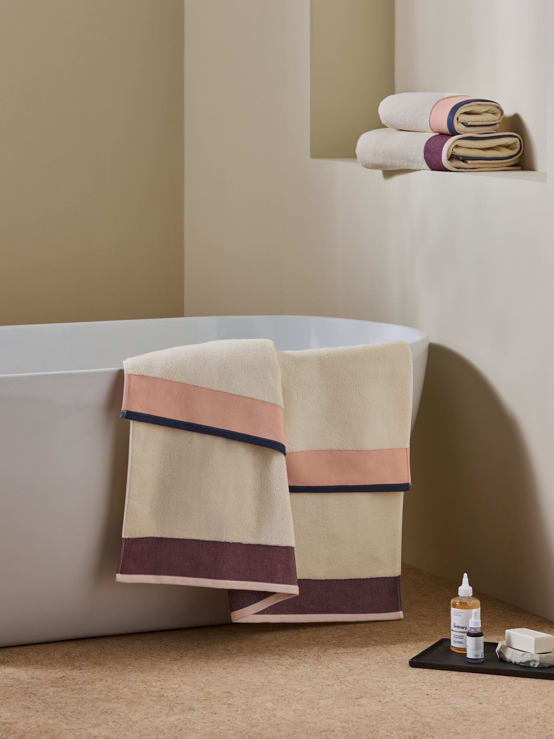 MADE.COM Dax Border Towel