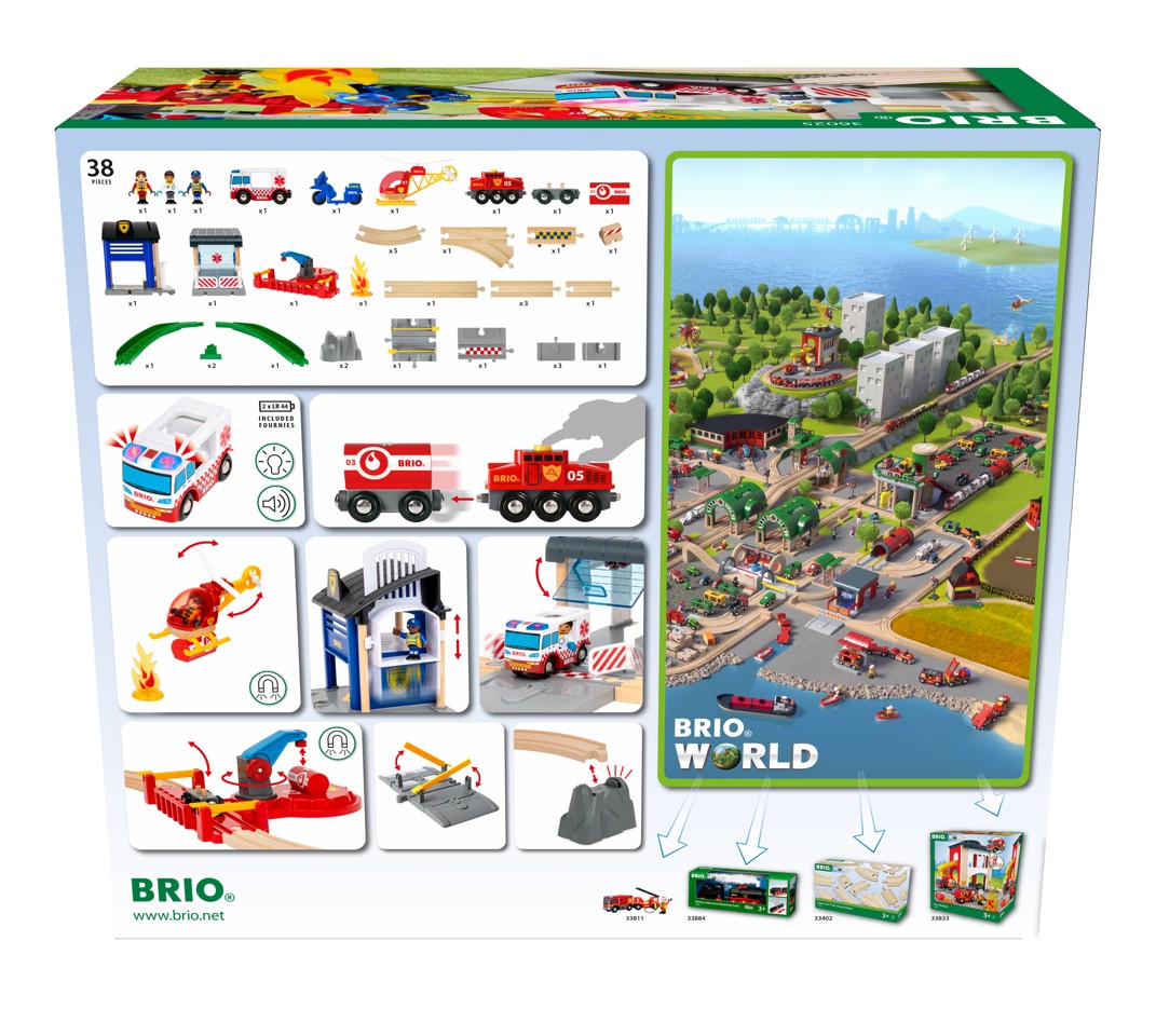 BRIO - BRIO 36025 Rescue Team togsæt