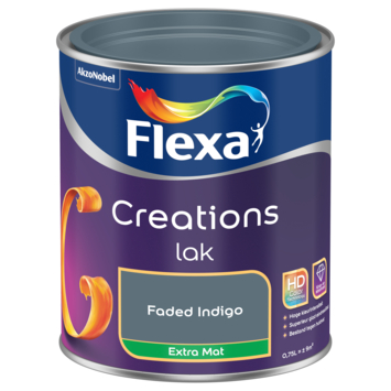 Flexa Creations binnenlak extra mat faded indigo 750 ml