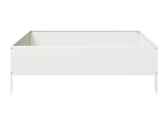 Jardinière bac lit surélevé blanche 100 x 100 x 33.5 cm 02_0039281