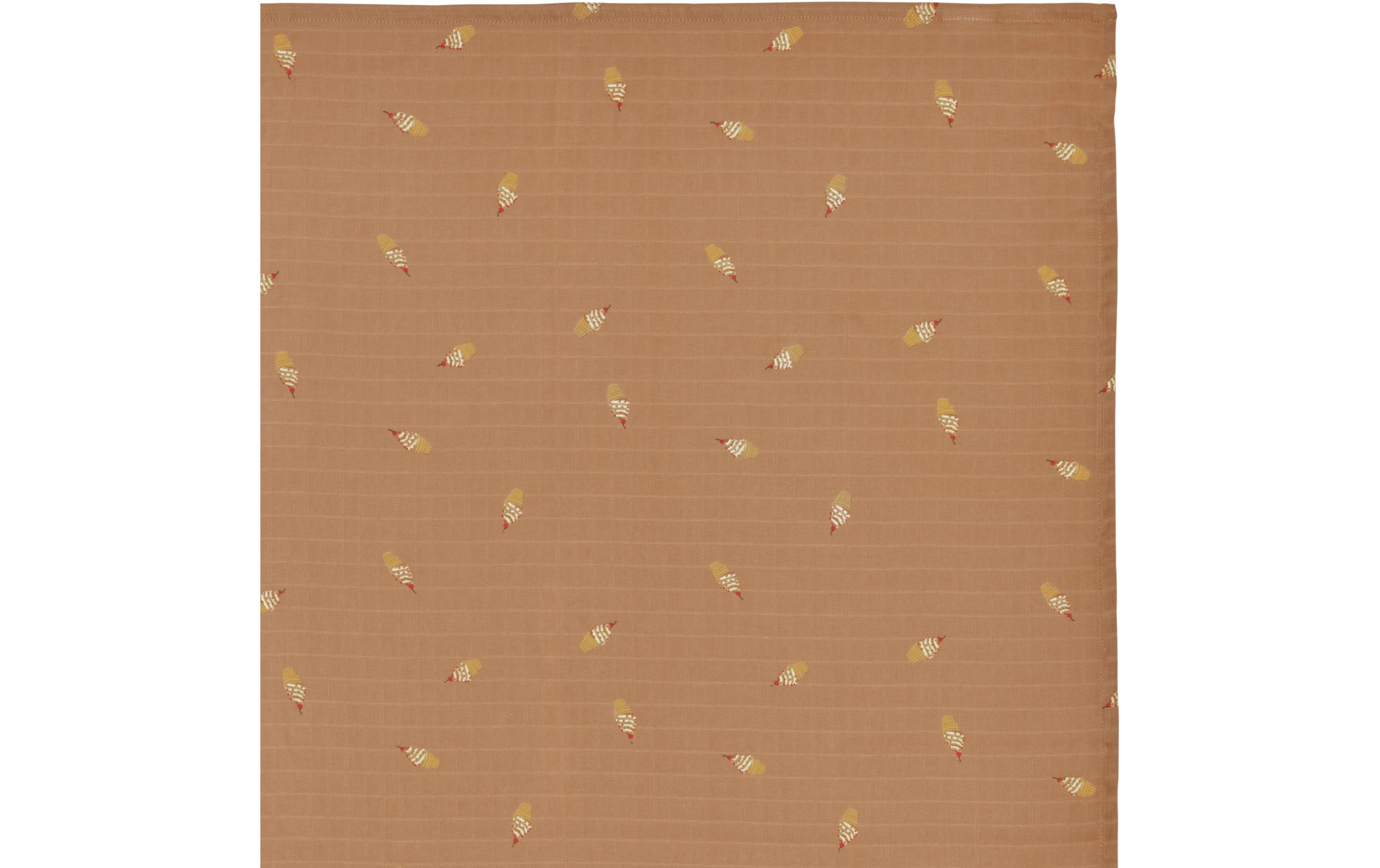 Mulltuch Yummi Muslin 2 Stück, Choko/Lavendel 70 cm x 70 cmMusselintücher aus Bio Baumwolle