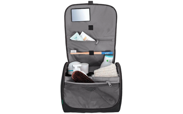 VauDe WegaWash Kulturbeutel mit integriertem Spiegel 7L black