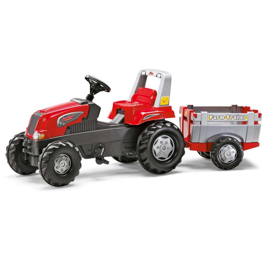 rolly®toys Kindertraktor rollyJunior RT mit rollyFarm Trailer 800261