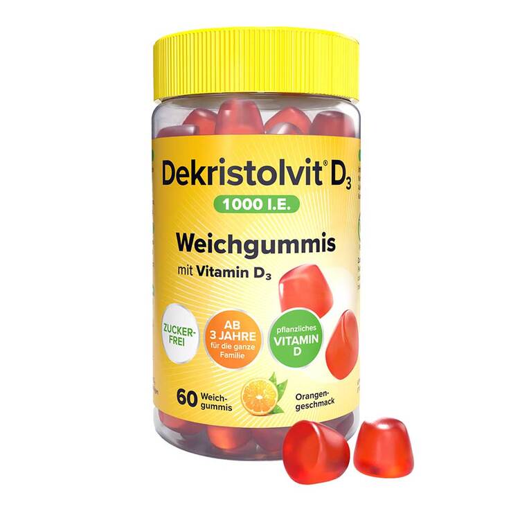 Dekristolvit D3 1000 I.E. Weichgummis, 60 St