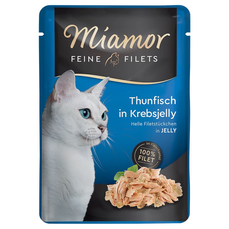 Miamor Filets fins en gelée 6 x 100 g pour chat