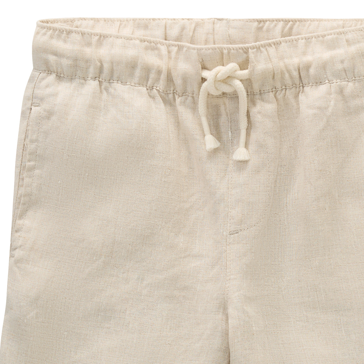 Topolino Pure Collection Jungen Shorts aus Leinen beige