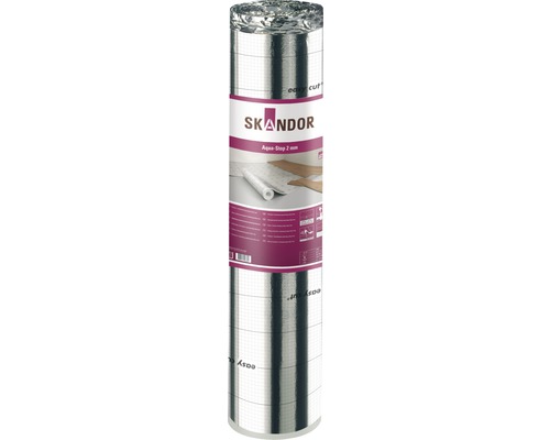 SKANDOR Aqua Stop Silver Ondervloer 2mm Pak 20m²
