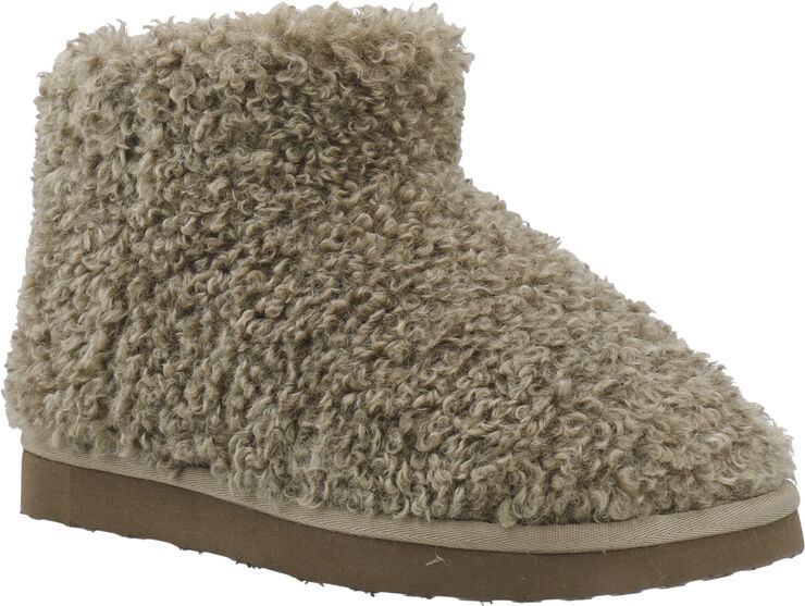 Bianco BIASNOW Ankle Boot Faux Shearling Taupe