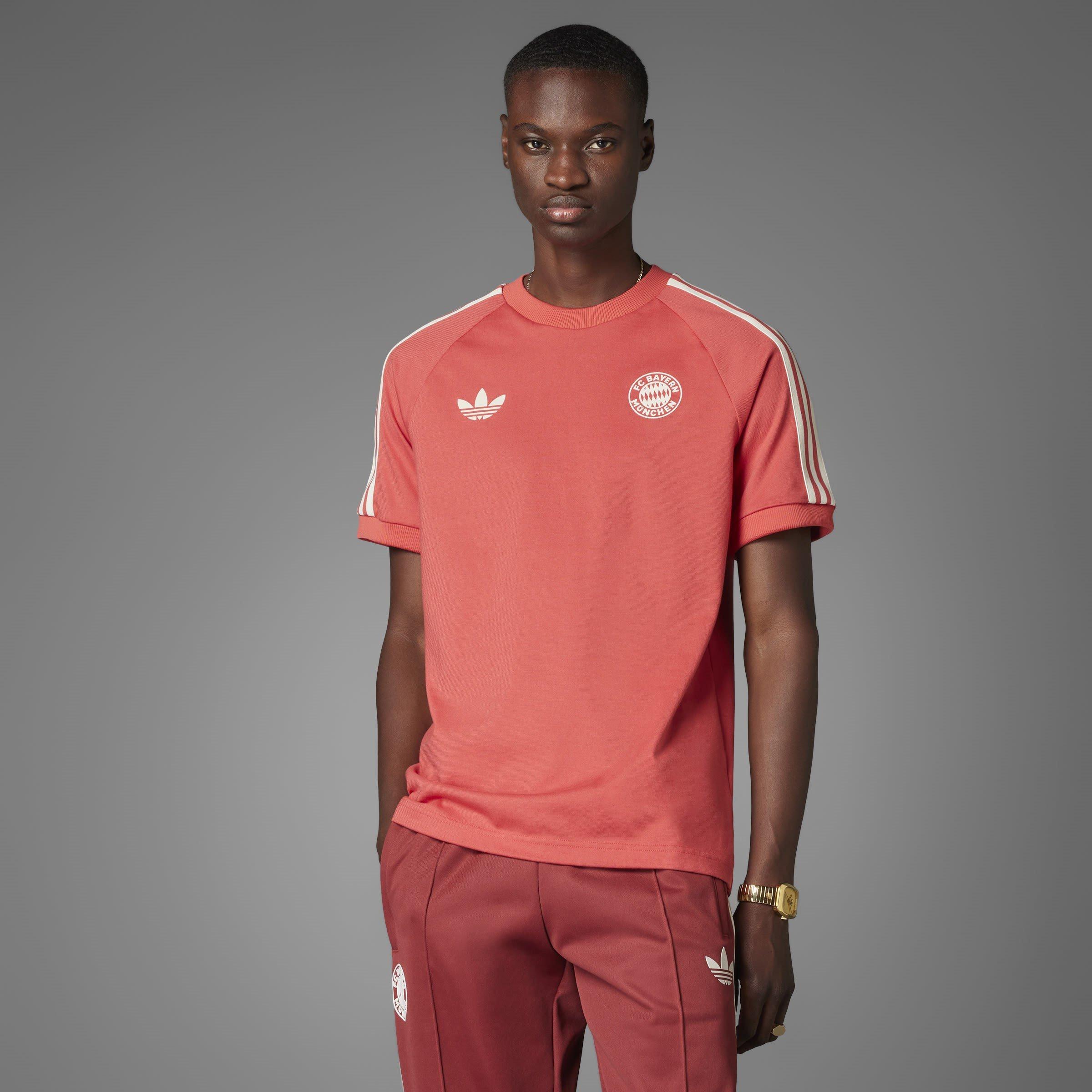 adidas Bayern Munich Originals 3 Stripe T shirt Adults