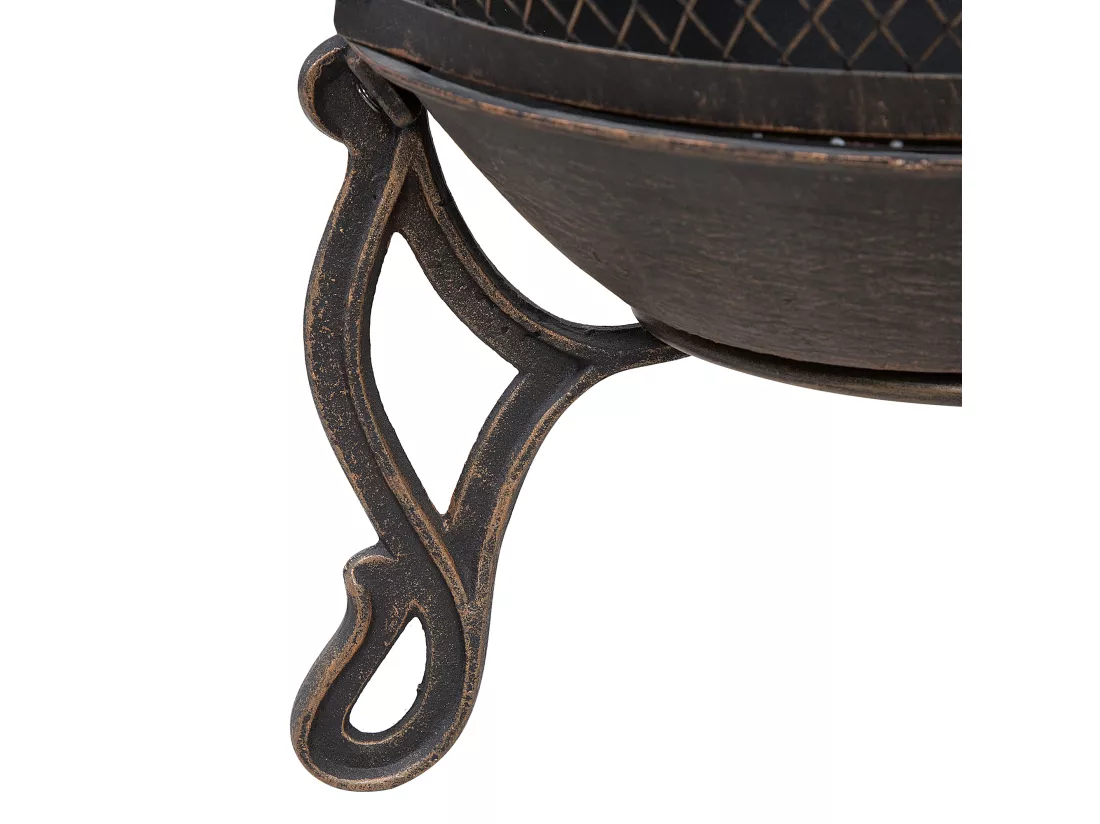Foyer avec grille TACORA Métal Noir