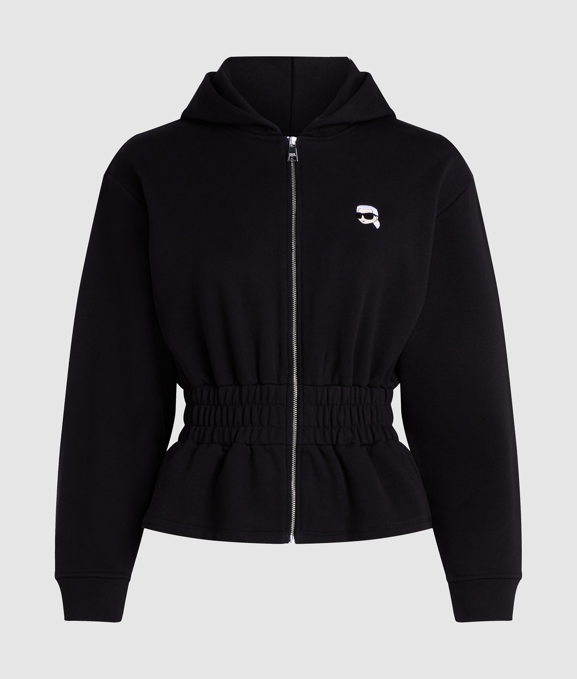 Ikon hoodie met figuurrits