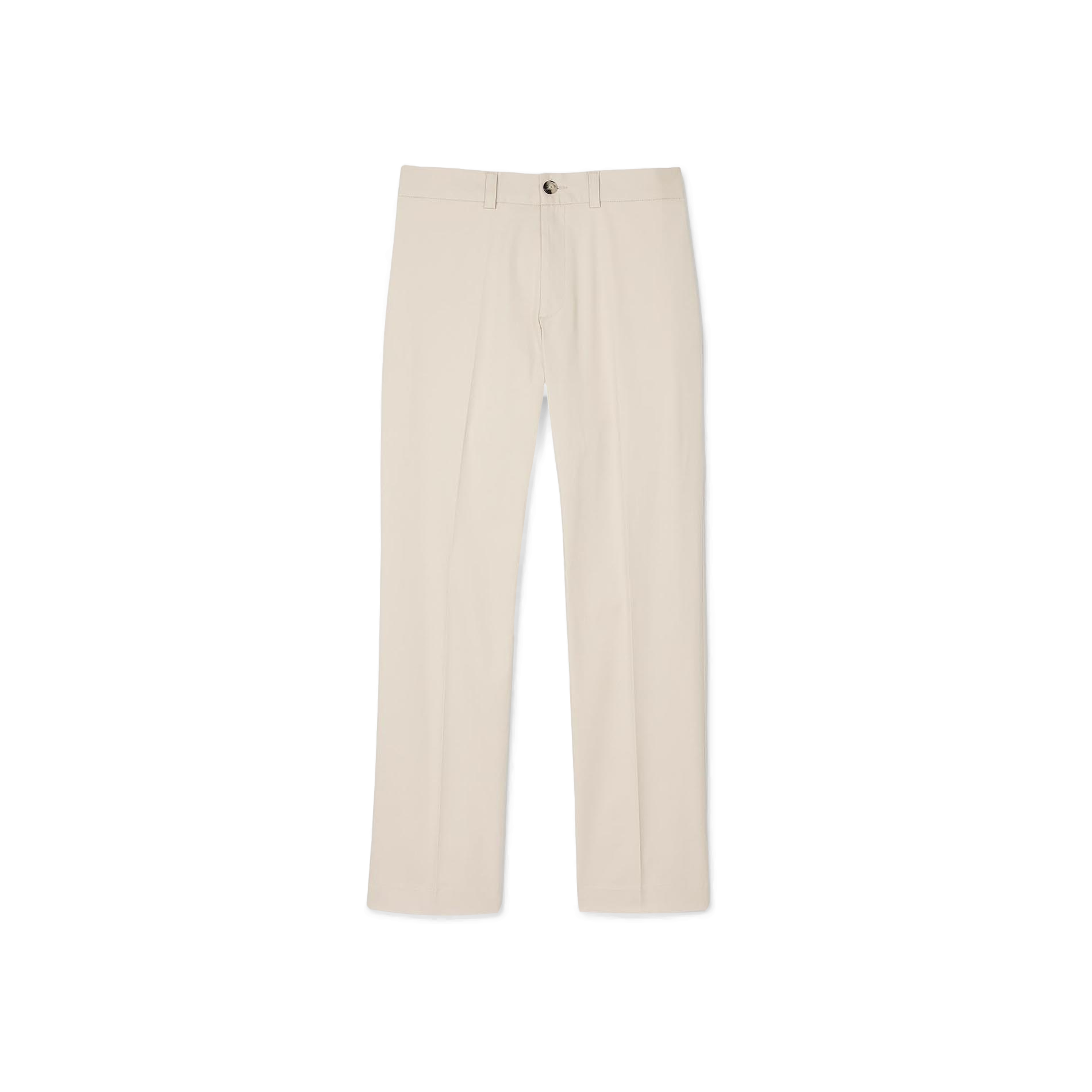 Pantalon chino en coton mélangé | Blanc