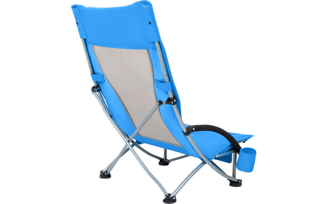KingCamp High Beach Chair Faltstuhl mit hoher Lehne und Liegestuhl-Komfort