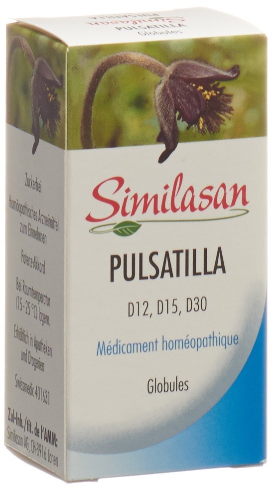 SIMILASAN Pulsatilla<br>15 g, Globuli, D12/D15/D30