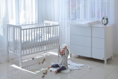Yappy Kids Kommode Med Stellebord, Hvit