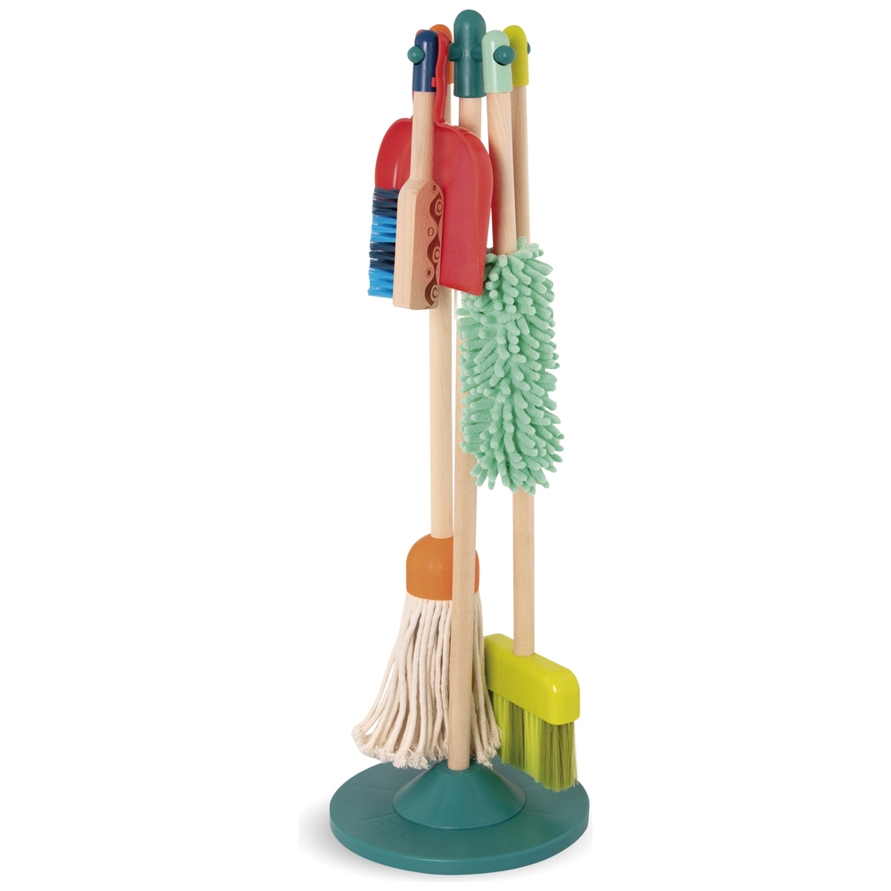 B. Spielzeug Reinigungsspielset aus Holz