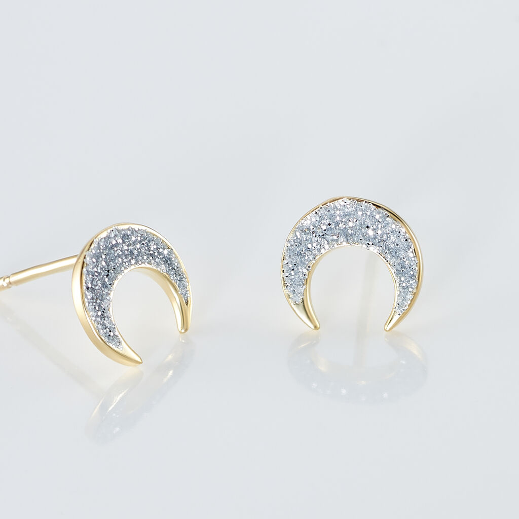 Boucles D'oreilles Pendantes Celma Or Jaune