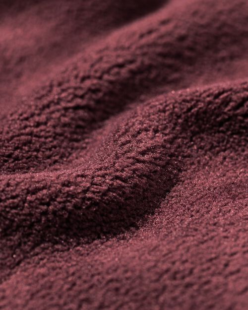 Sweat à capuche en polaire rouge