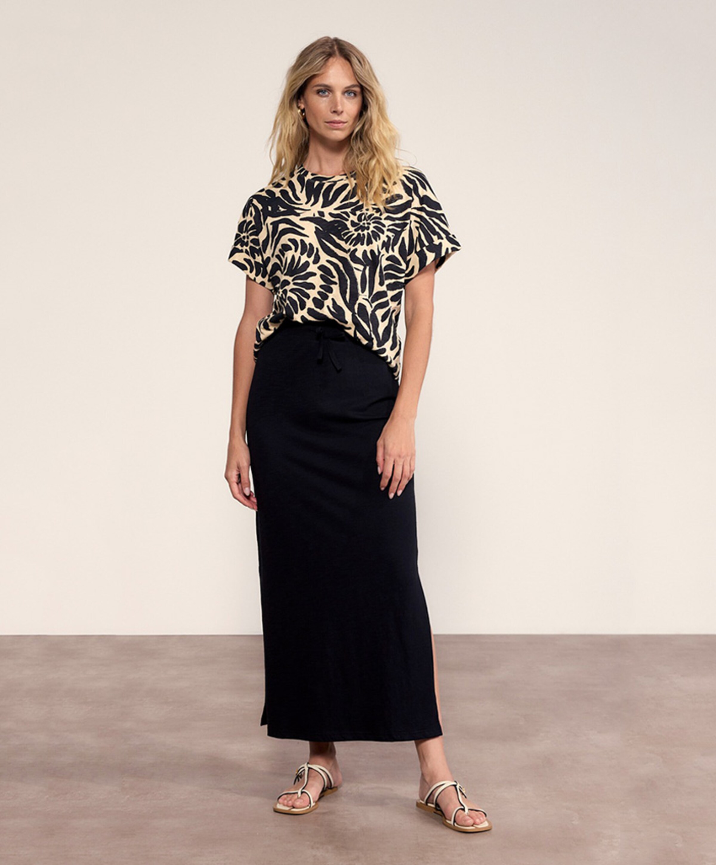 Tramontana Dames T-shirt zwart