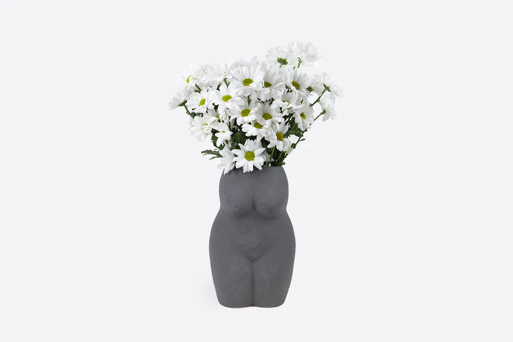 Doiy  Body vase, sort - H26 cm.