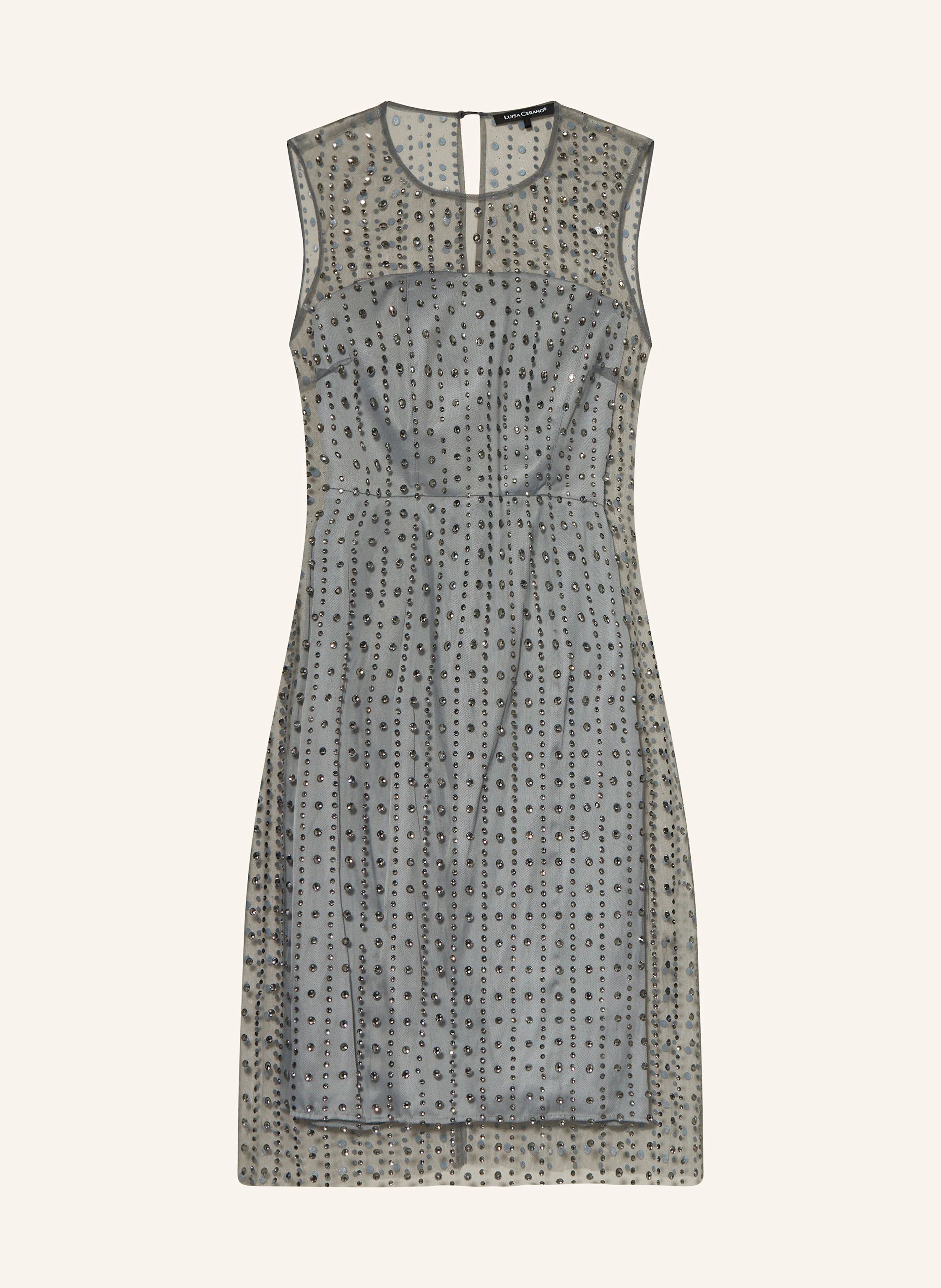LUISA CERANO 2-in-1-Cocktailkleid mit Schmucksteinen