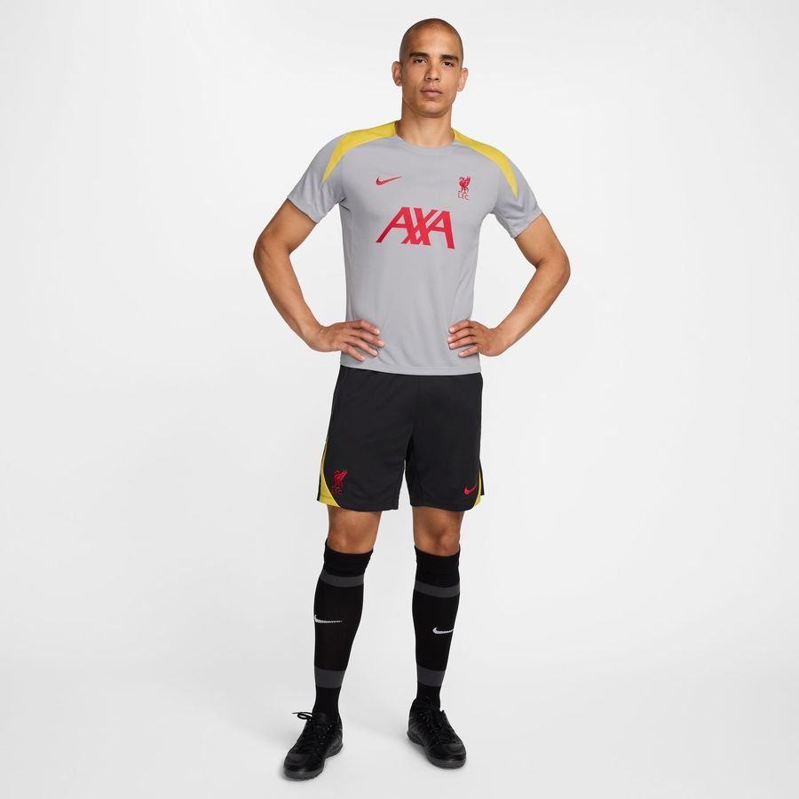 Liverpool T-shirt d'Entraînement Dri-FIT Strike 3ème - Gris/Jaune/Rouge