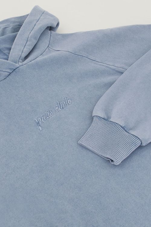 Blauwe hoodie Paris étoile