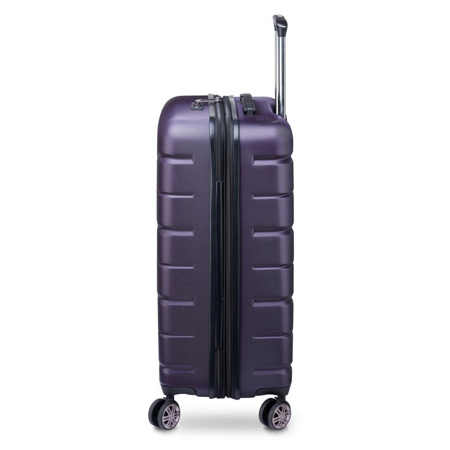 Delsey Air Armour 4 Wheel Medium Trolley 68 Expandable dark purple