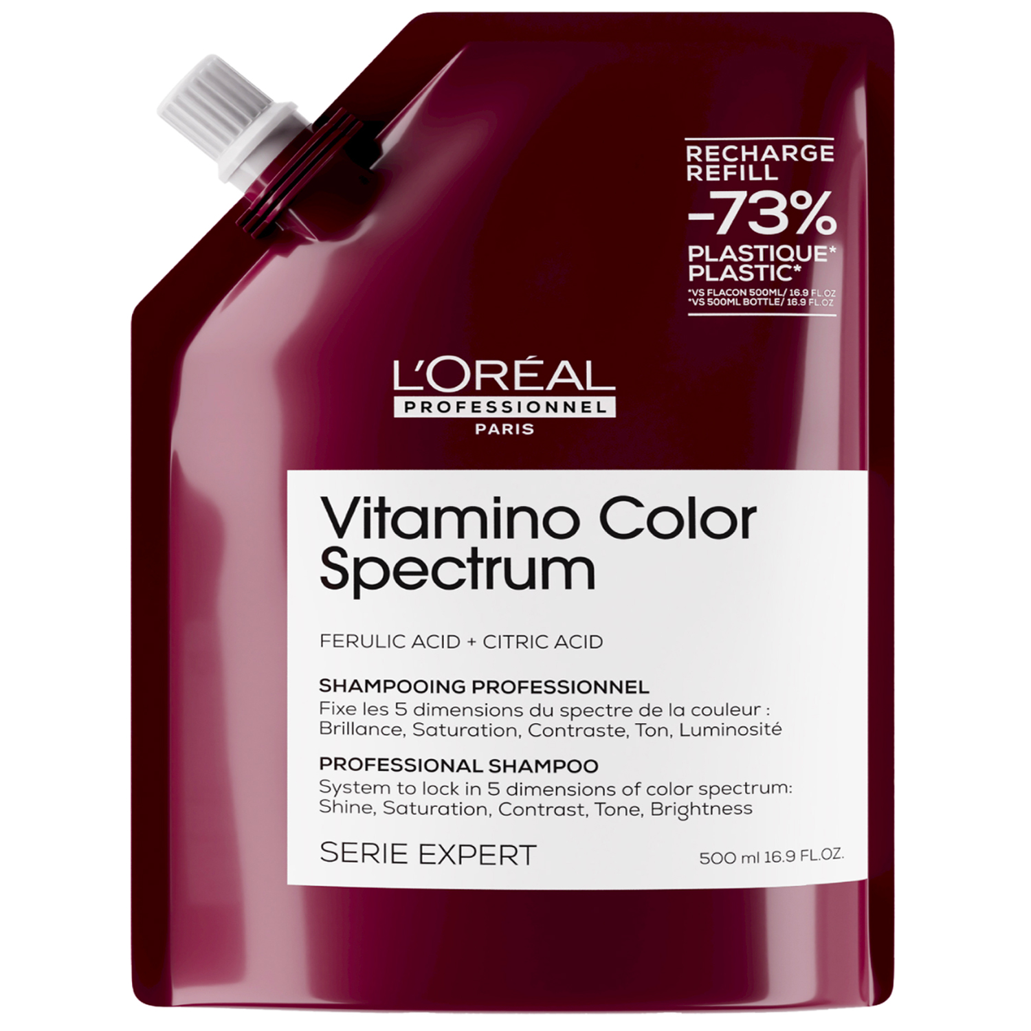 co-Recharge Shampoing Vitamino Color Spectrum L'Oral Professionnel 500 ML
