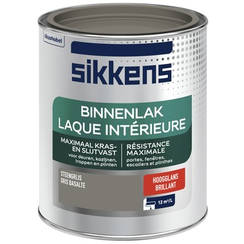 Sikkens binnenlak hoogglans steengrijs 750 ml