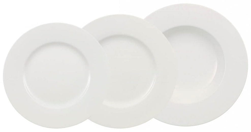 Villeroy & Boch Tafelservice »Wonderful World White« Made in Germany, Fine China Porzellan