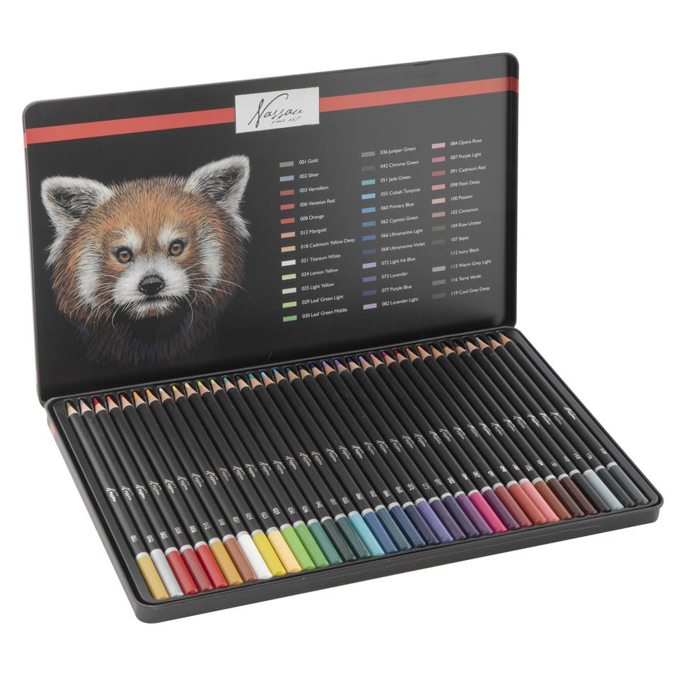 Nassau kleurpotloden set 36-delig
