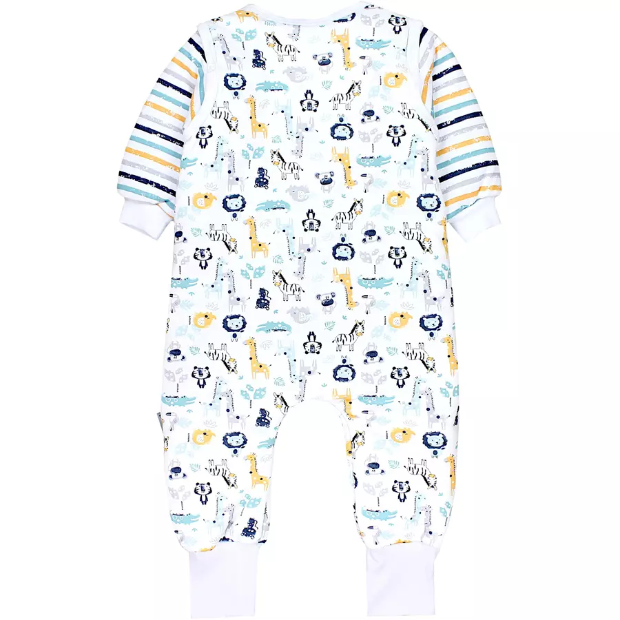 TupTam Baby Schlafsack mit Beinen und Ärmel Winter grünorange