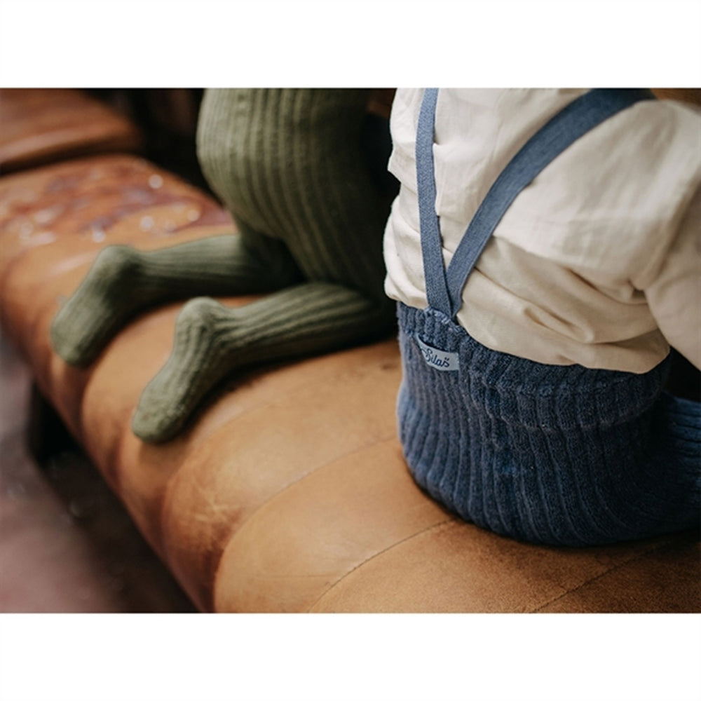 Granny Teddy Tights Olive - Silly Silas