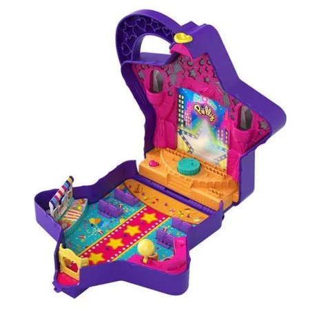 Mattel Polly Pocket Talent Show-Schatulle mit Shani als Hauptfigur