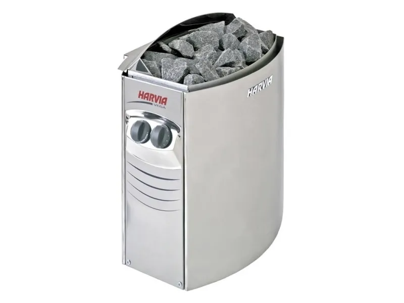 Harvia Vega BC80 elektrisk komfur 8,0 kW, rustfrit stål