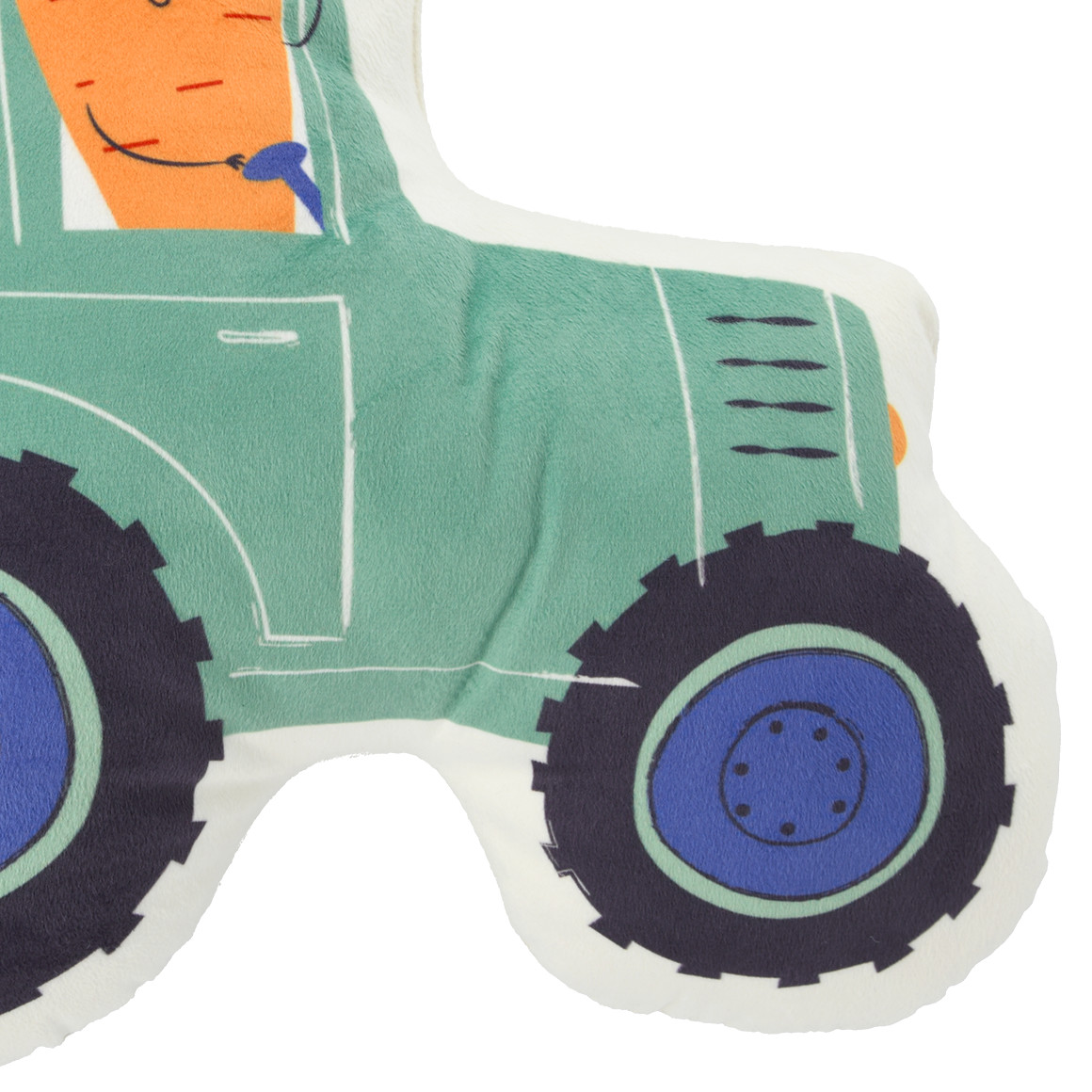 Topolino Figurenkissen Traktor mit Füllung grün / weiss
