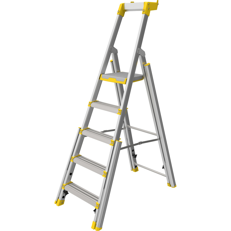 W.steps Stairwell 55S uitschuifbare werktrap 5 treden