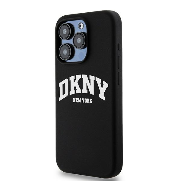 iPhone 15 Pro MagSafe Silikon Hülle Case (DKHMP15LSNYACH) - Schwarz