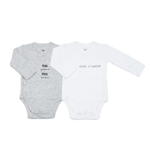 Lot de 2 Body Max - 0 M - TROIS KILOS SEPT
