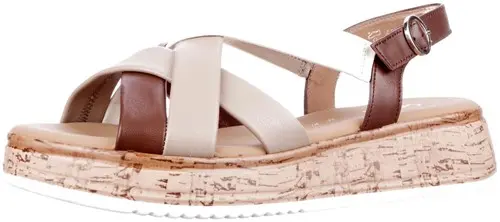 Gabor 82.743.54 maat 9 sandaal cognac combi Calandschoen