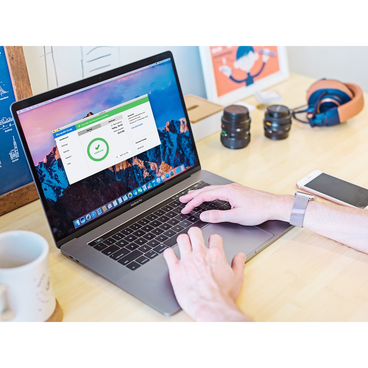 Livedrive Cloud Backup Storage - 2 TB - 2 PCs/MACs + 5 Mobile Devices